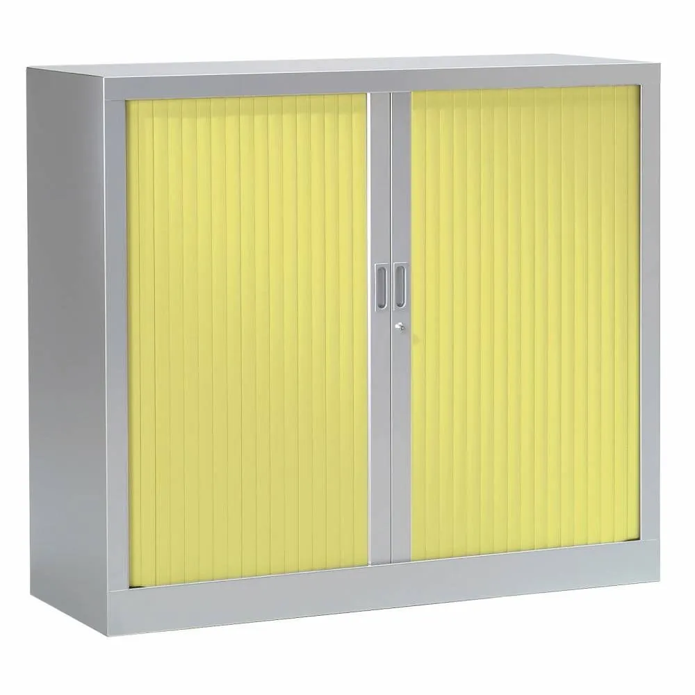 Armoire monobloc fun 2 tab. Aluminium rideaux anis