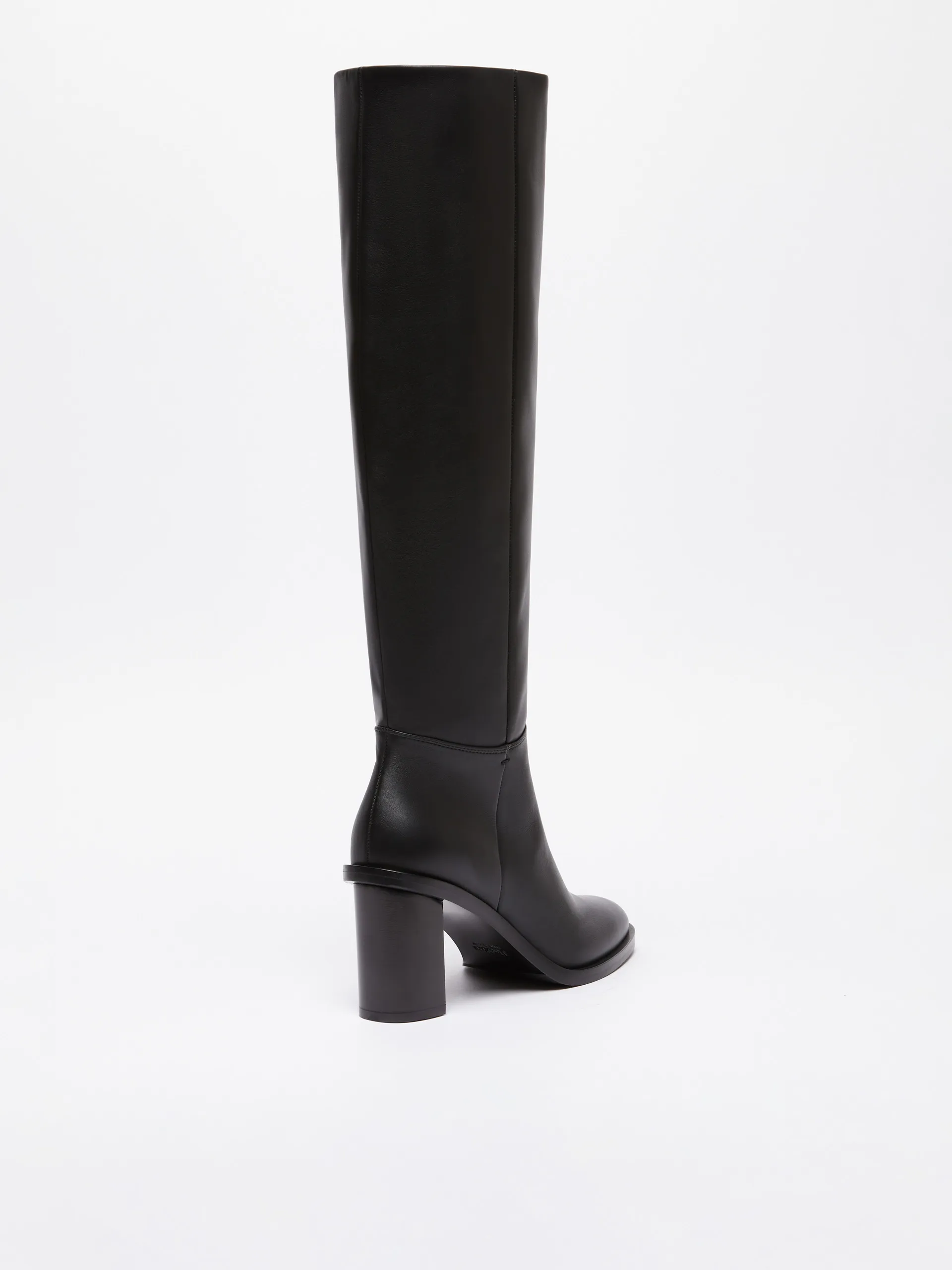 Bottes montantes en cuir