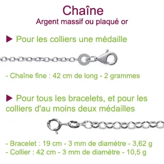 Bracelet médailles rondes gravées