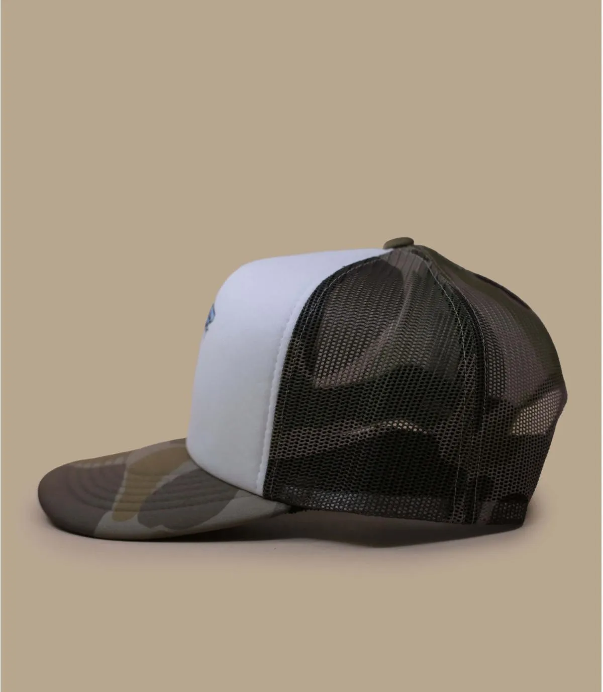 Casquette snapback imprimée camouflage - Casquette Bad Cat Trucker camo Huf : Headict