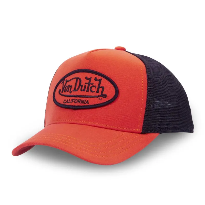 Casquette Vondutch Rouge Trucker Snapback Shiny
