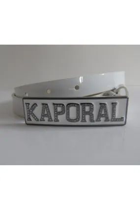 Ceinture Kaporal Femme BIKY Blanc