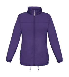 Coupe vent imperméable femme - JW902 - violet pourpre 