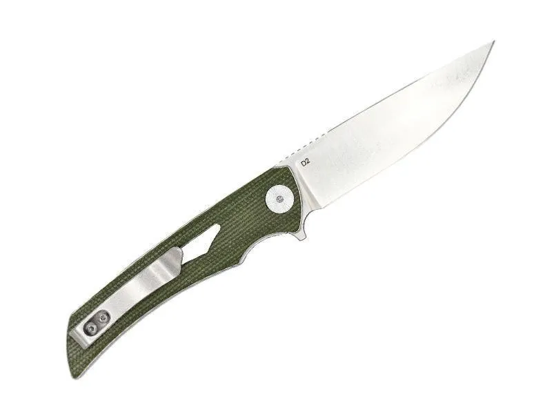 Eikonic Couteau aperture micarta vert