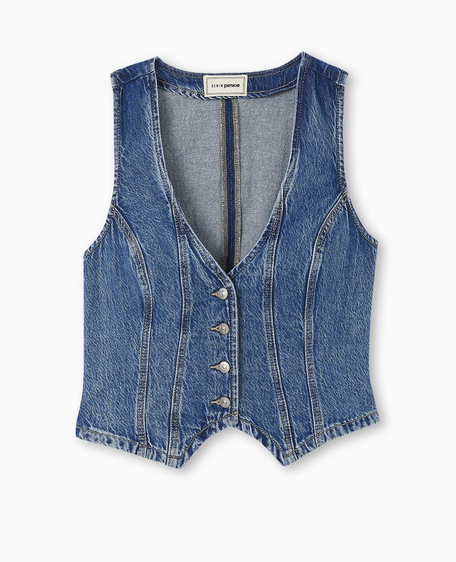 Gilet de barman en jean