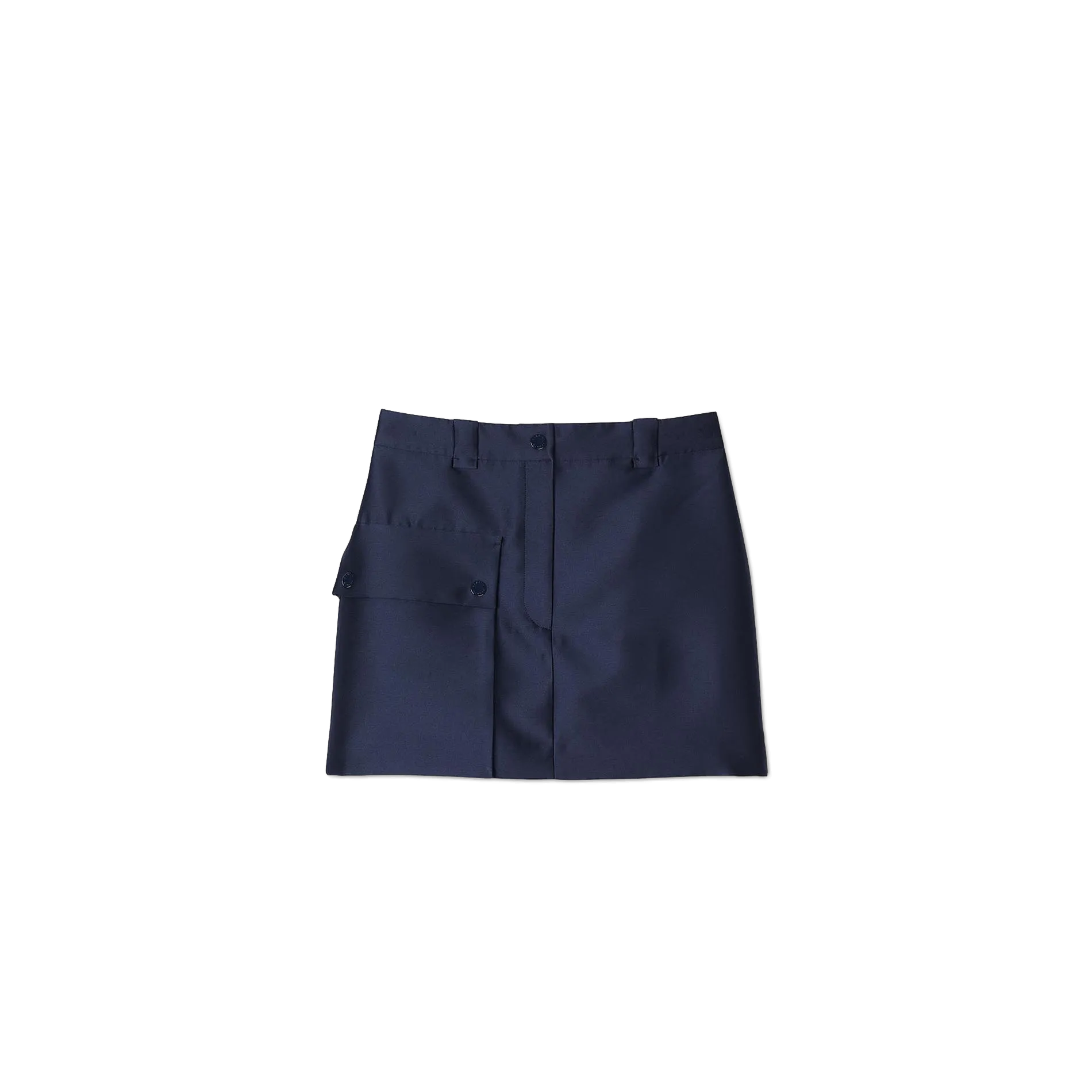 JUPE COURTE CARGO SATINéE - SANDRO pour FEMME | Printemps