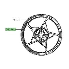 Liserè de jantes intérieur d'origine Kawasaki Z900 (2022-2024) | Moto Shop 35