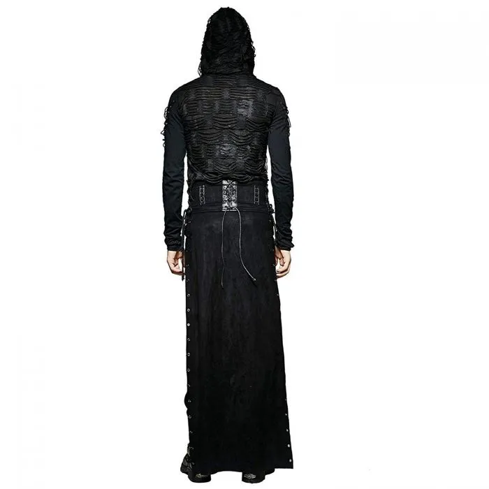 Longue Jupe pour Hommes 'Katana' Noire