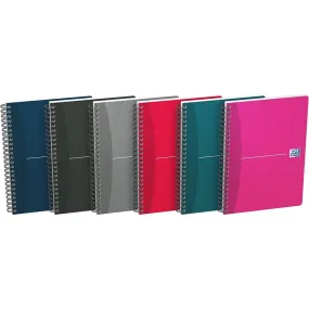 Oxford Office Essentials - Cahier à spirale A5 - 180 pages - ligné - disponible dans différentes couleurs