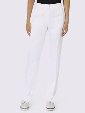 Pantalon mélange de lin de qualité