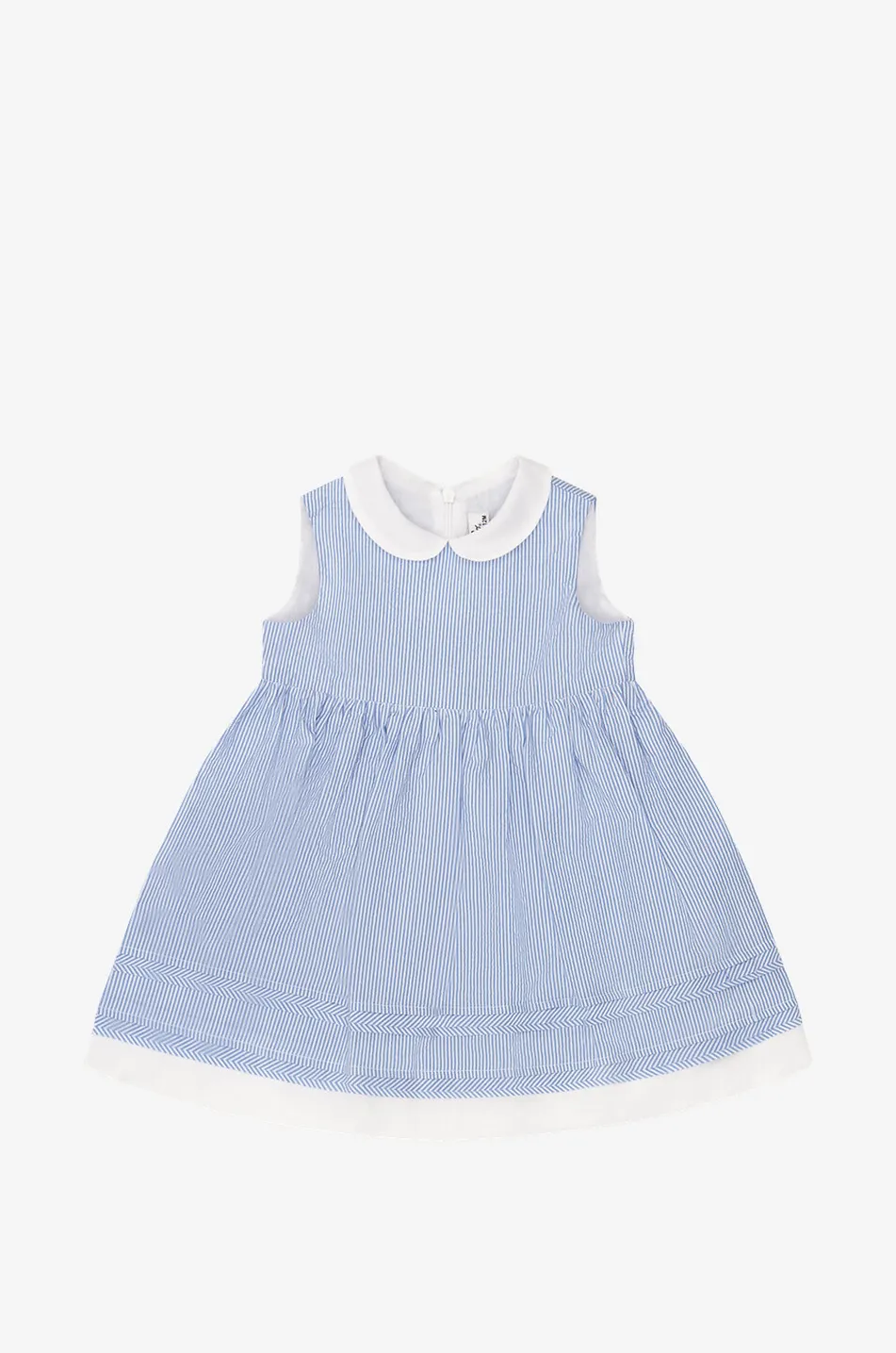 Robe rayée sans manches pour bébé