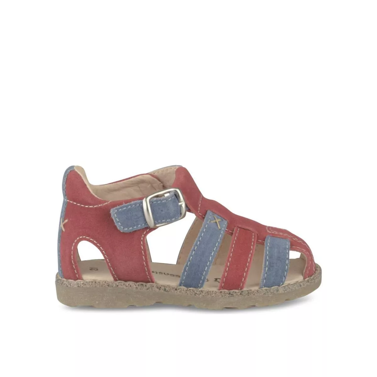 Sandales ROUGE FREEMOUSS BOY CUIR