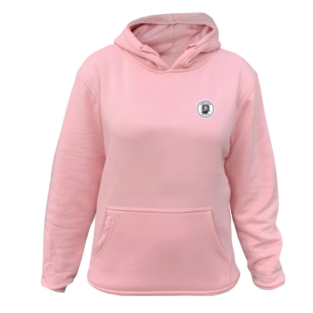 Sweat capuche chasse – Ecusson Chien d’Oysel