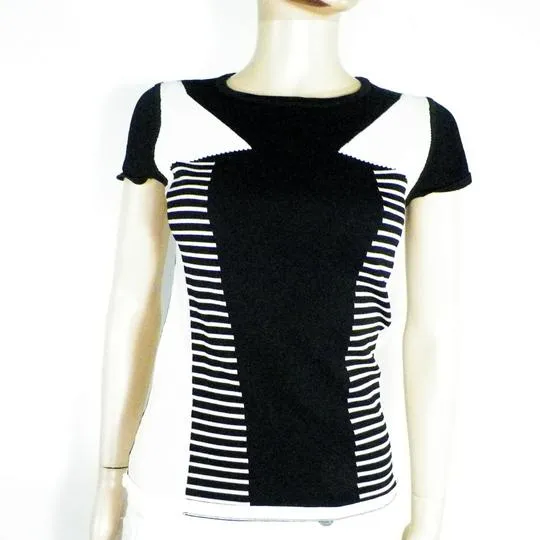 T-Shirt Femme Noir MORGAN T M.