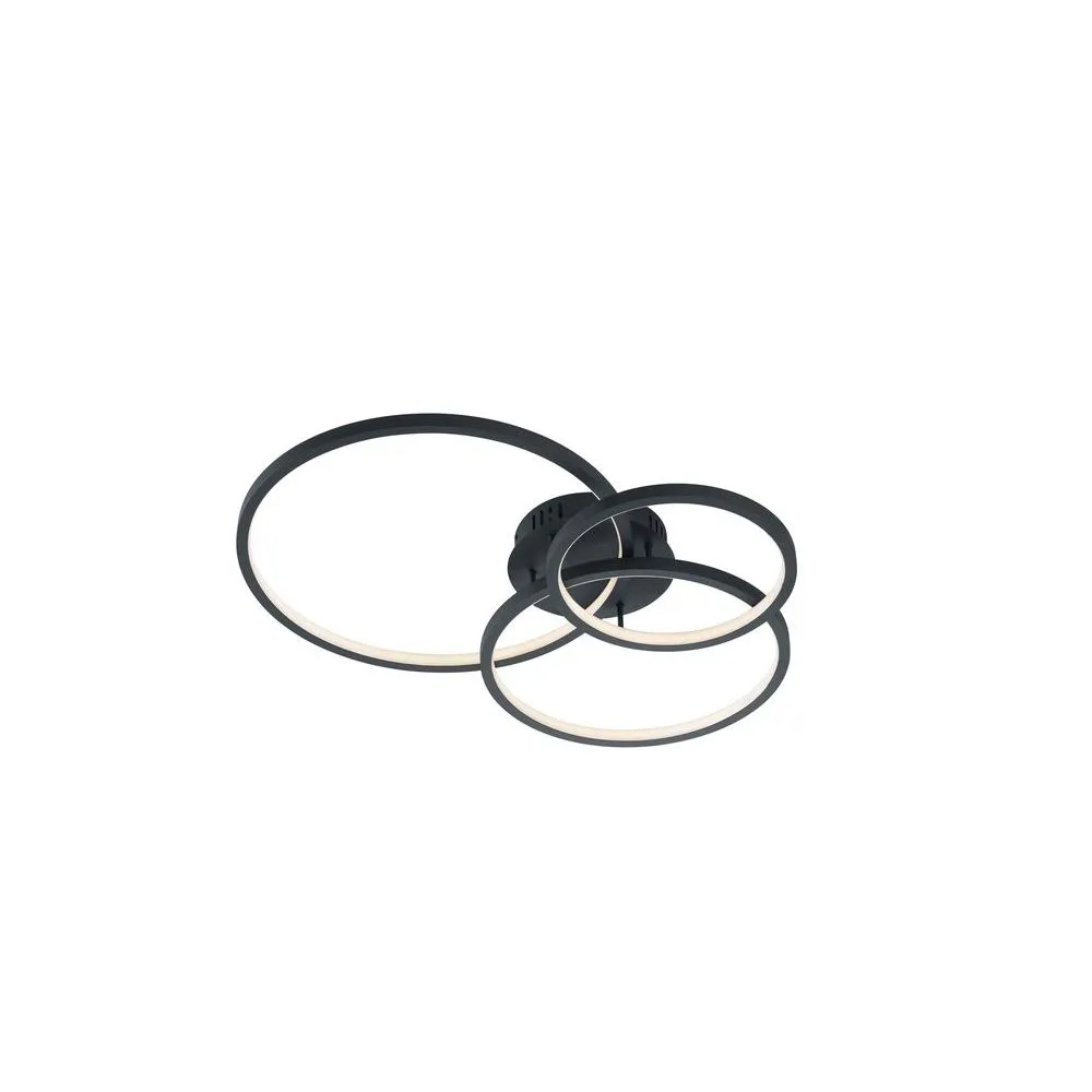 TRIO 652710342 Plafonnier anthracite AARON