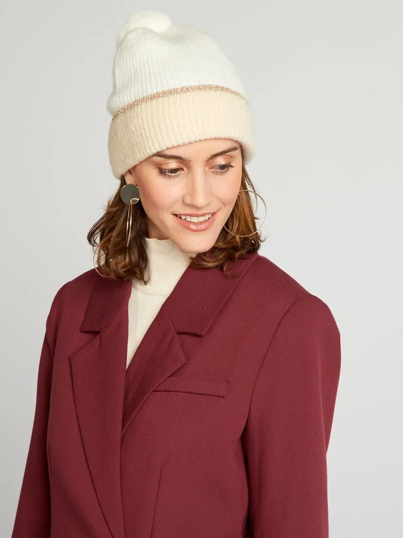 Veste de tailleur avec ceinture - Rouge