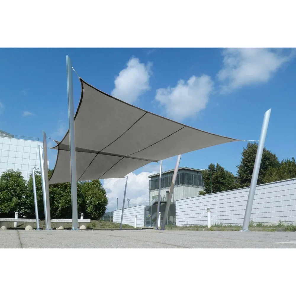 Voile d'ombrage ajourées triangulaire 7.3x7.3x7.3 cloud, easyshade