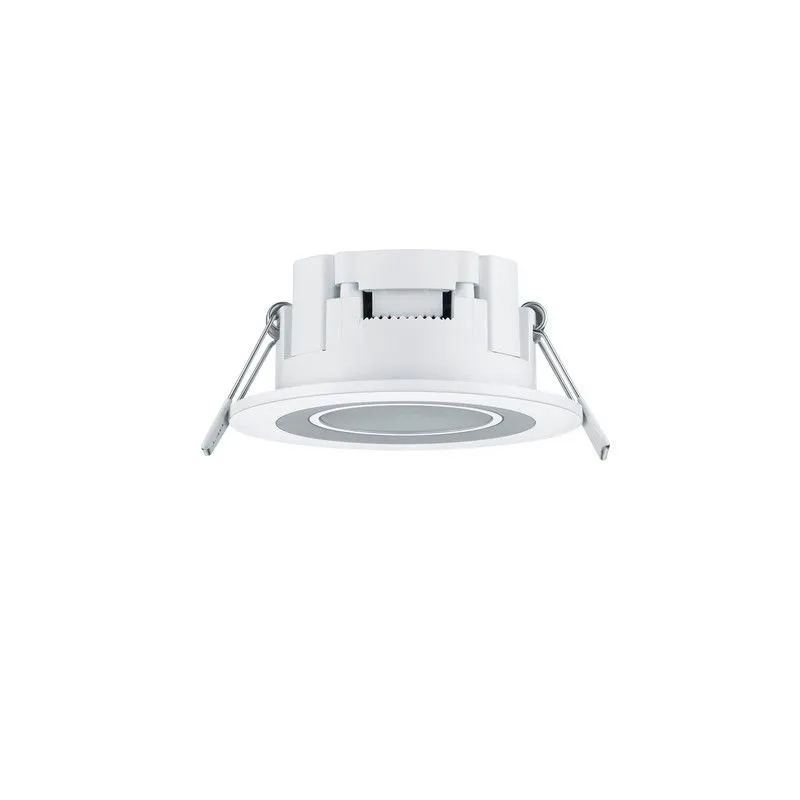 Witte inbouwspot Hasina, kunststof, modern, 5 watt